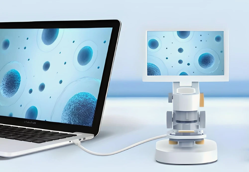 microscope with stand