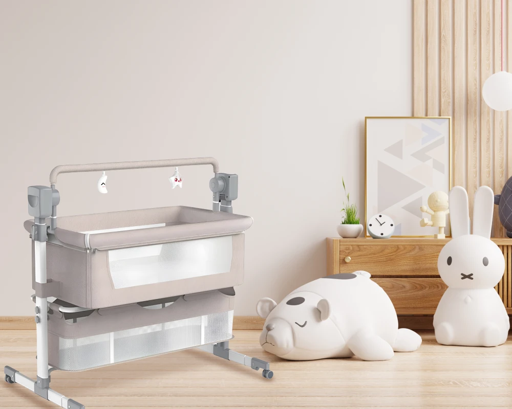 automatic rocking bassinet cradle