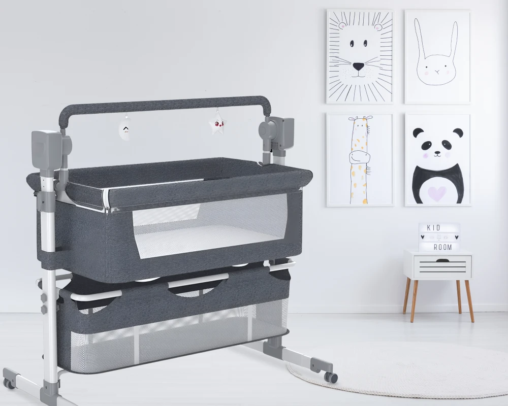 automatic rocking bassinet cradle